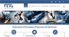 Desktop Screenshot of fepa-abrasives.com